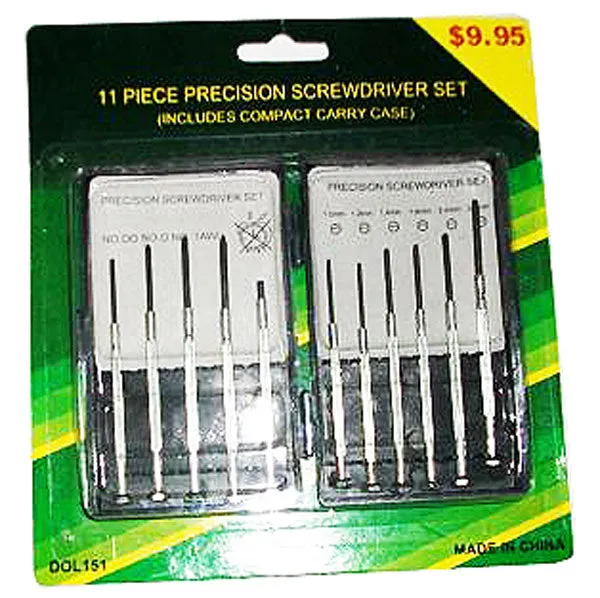 11 PC Precision Screwdriver Set