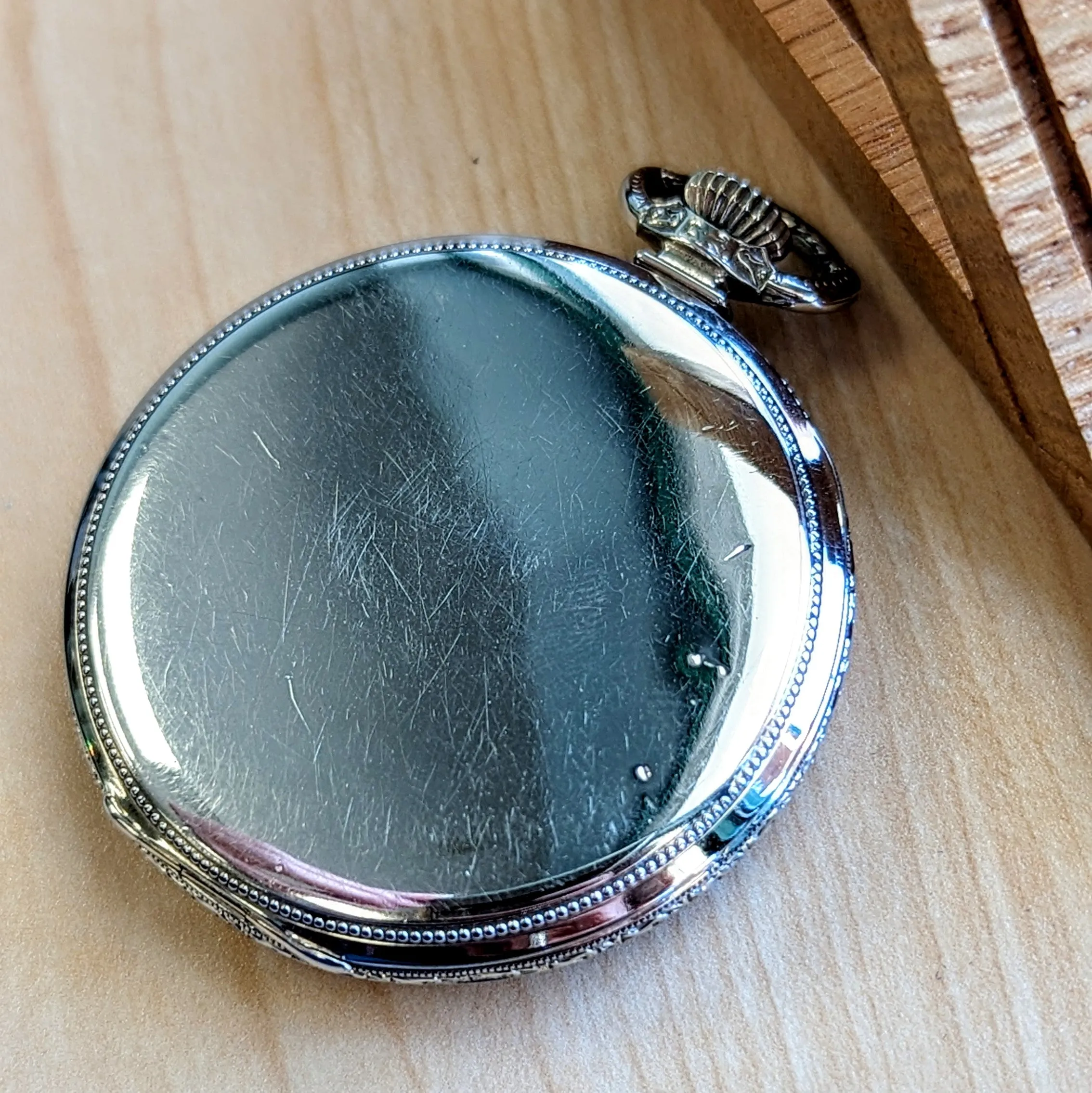 1928 HAMILTON Pocket Watch 17 Jewels Grade 912 U.S.A. Made 12s Engraved Case