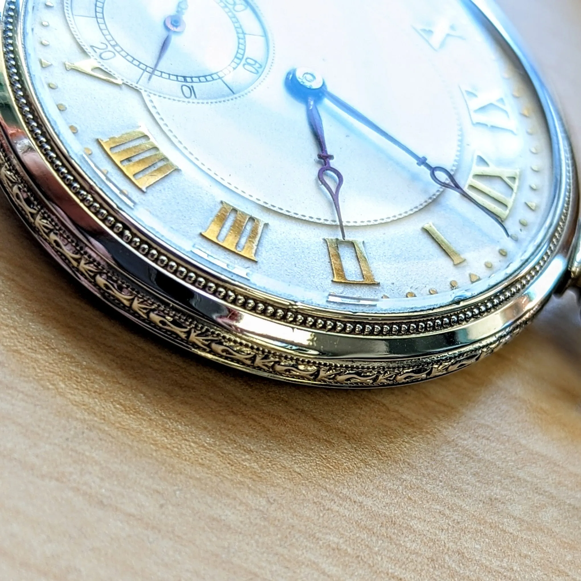 1928 HAMILTON Pocket Watch 17 Jewels Grade 912 U.S.A. Made 12s Engraved Case