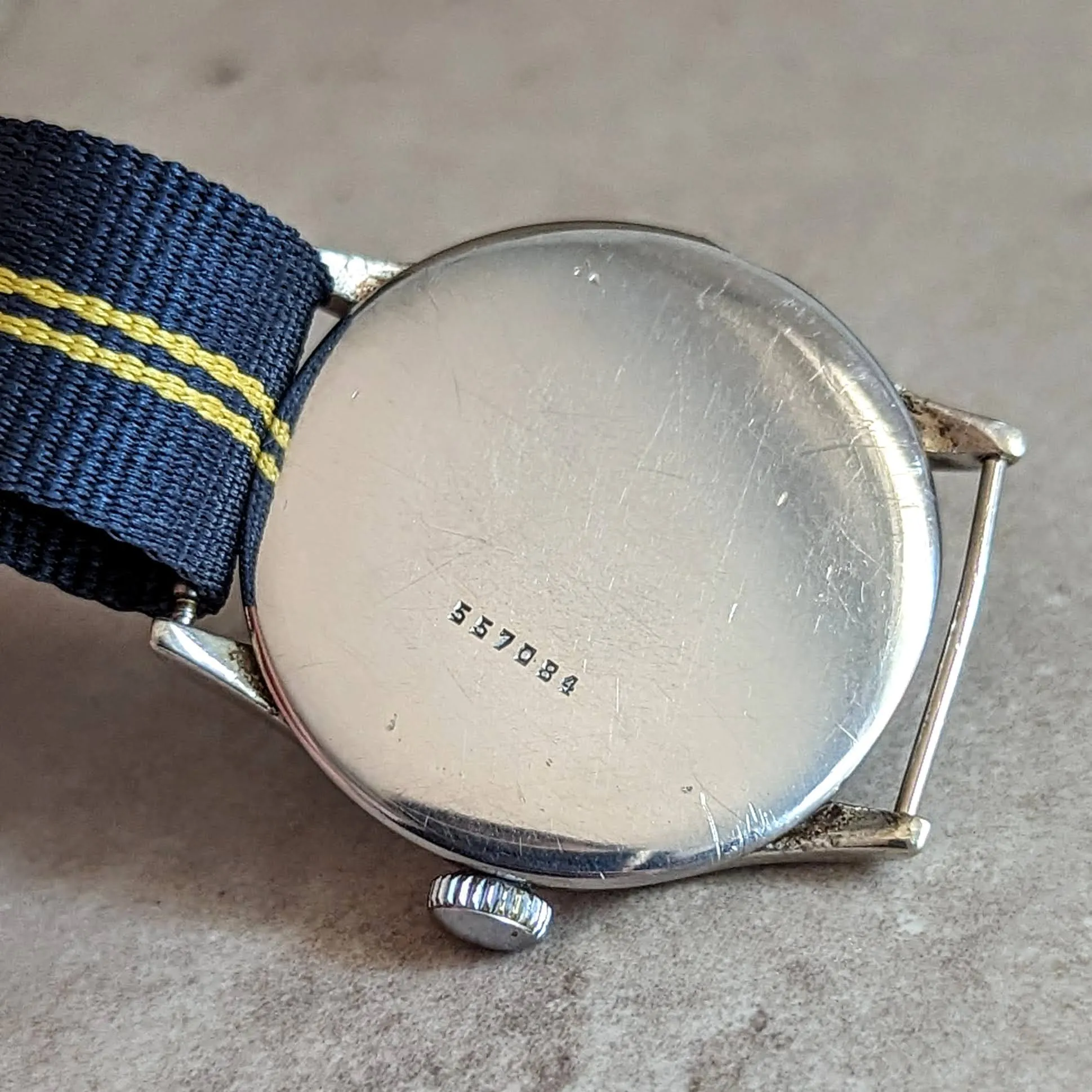 1940s RECTA Military DH Wristwatch Vintage German Army WWII Watch