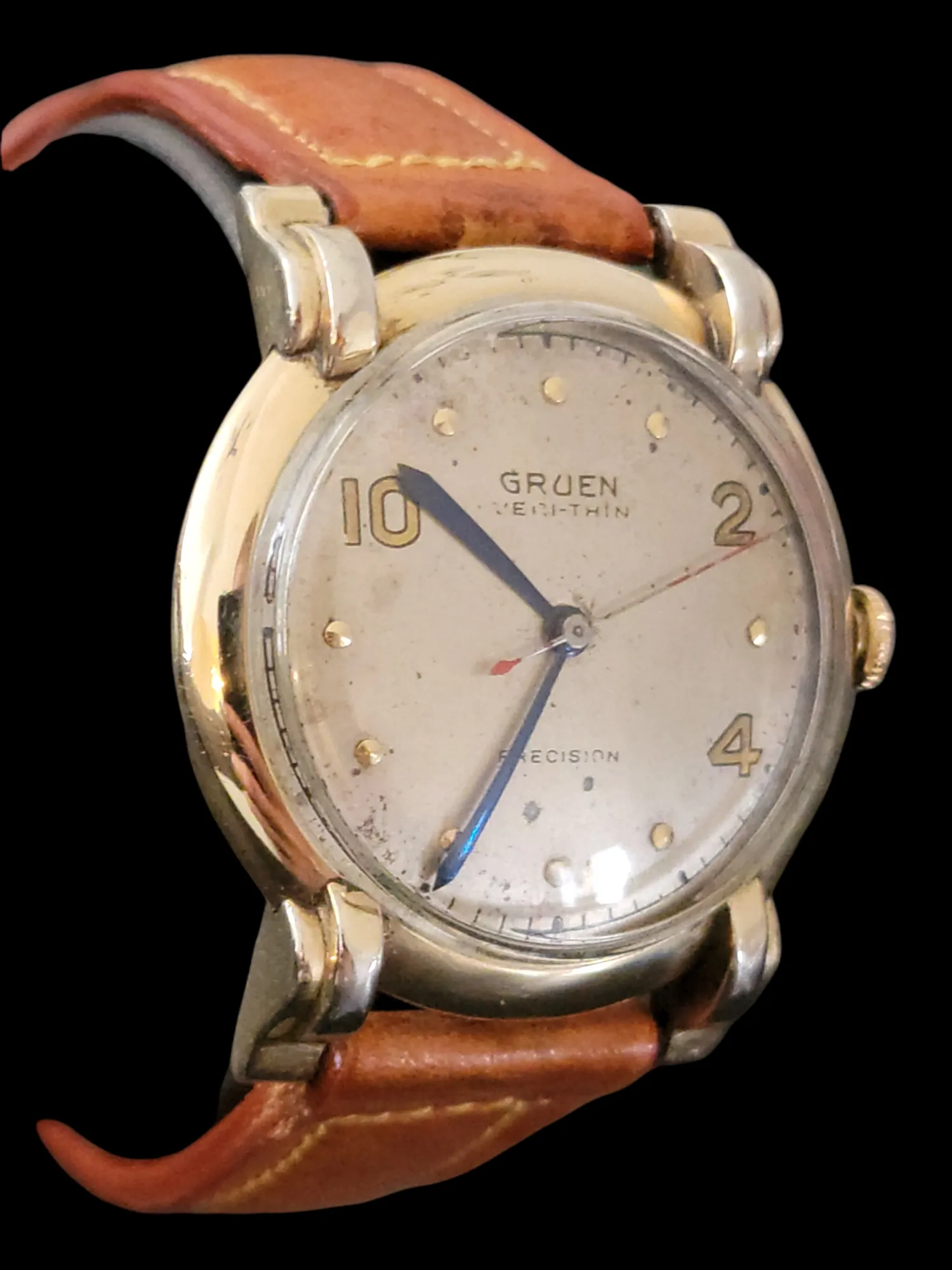 1944 GRUEN Veri-Thin PRECISION Watch 17 Jewels Cal. 420 SS