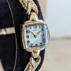 1946 HAMILTON CLARA Ladies Watch 17 Jewels Grade 911 USA Made Wristwatch