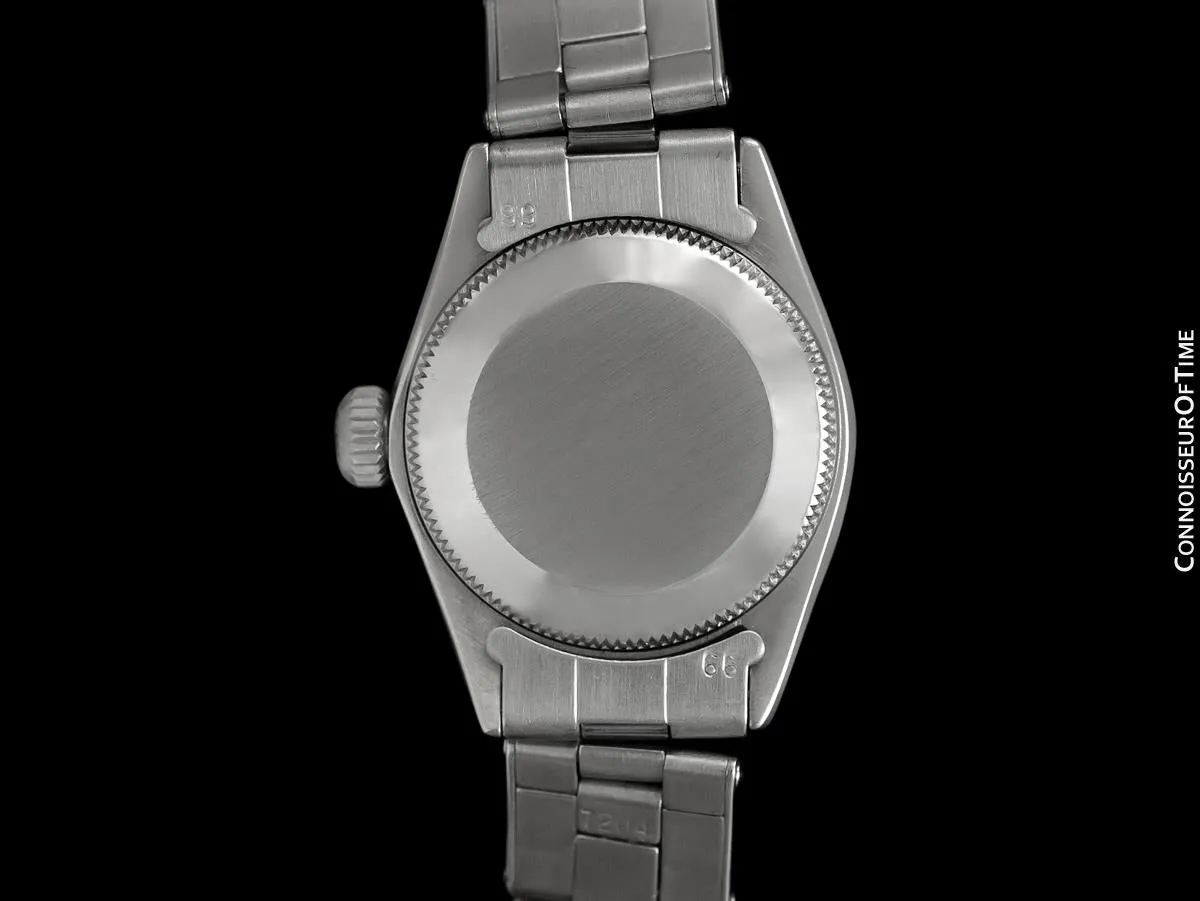 1961 Rolex Classic Vintage Ladies Date Datejust Watch, Silver Dial - Stainless Steel