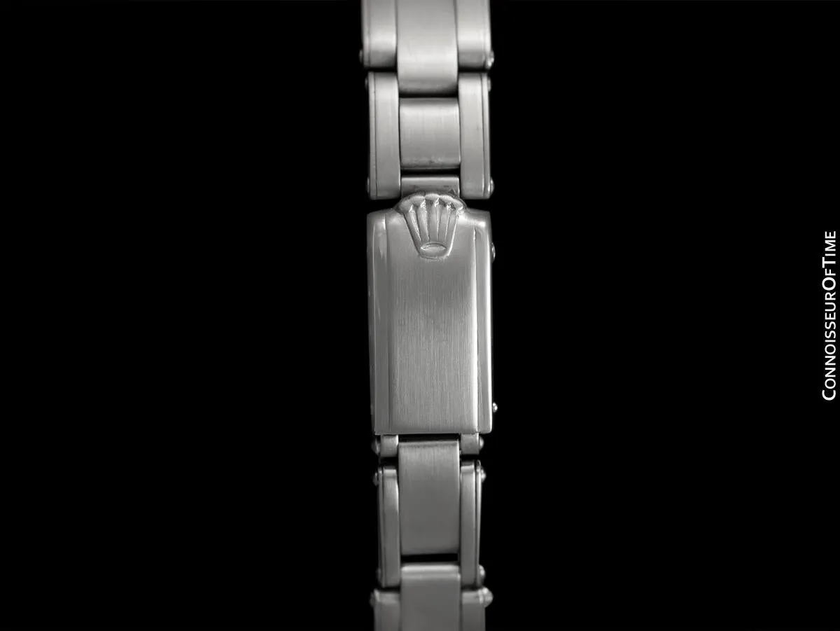 1961 Rolex Classic Vintage Ladies Date Datejust Watch, Silver Dial - Stainless Steel