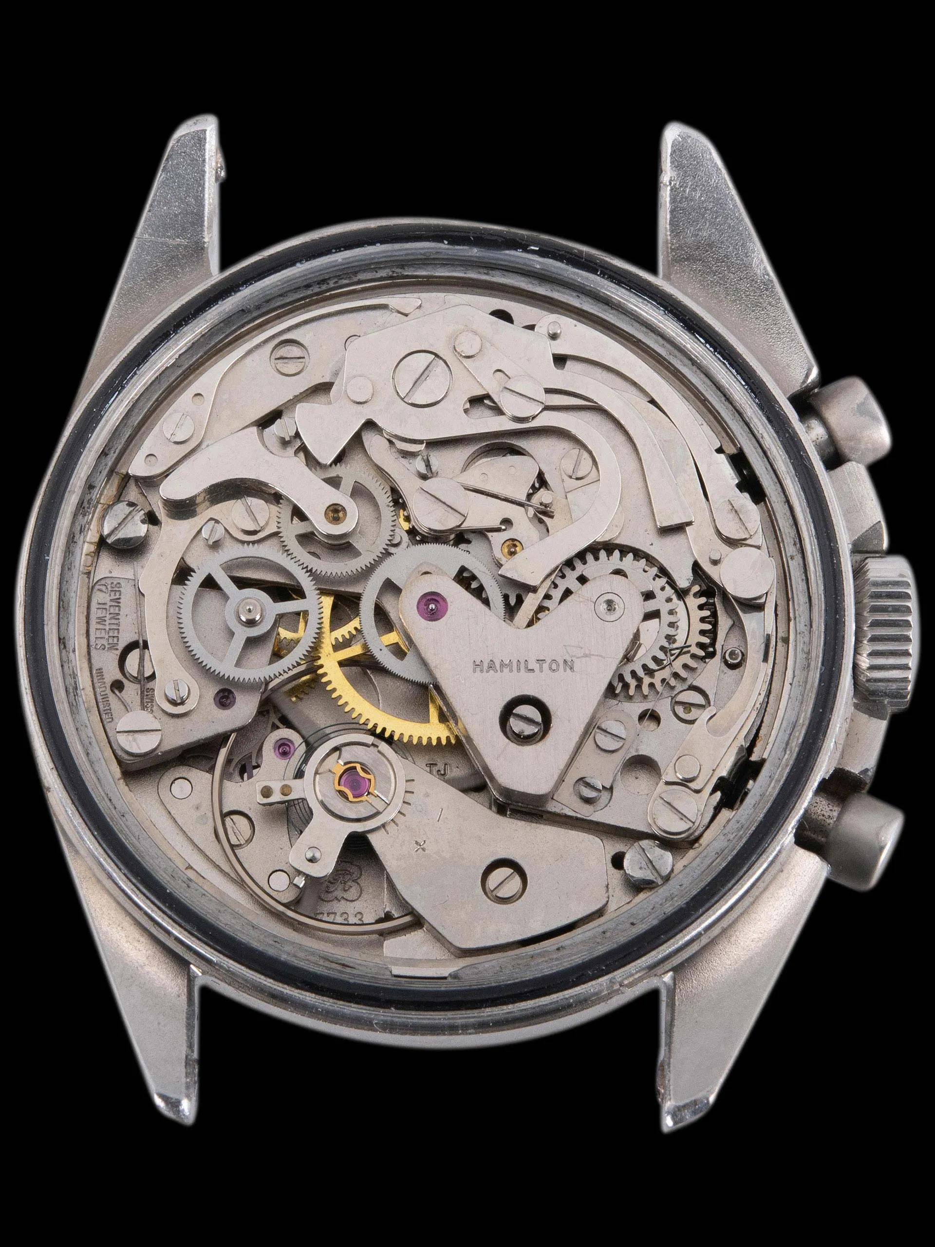 1970s Hamilton Royal Navy Pilots Chronograph "Valjoux Cal. 7733"