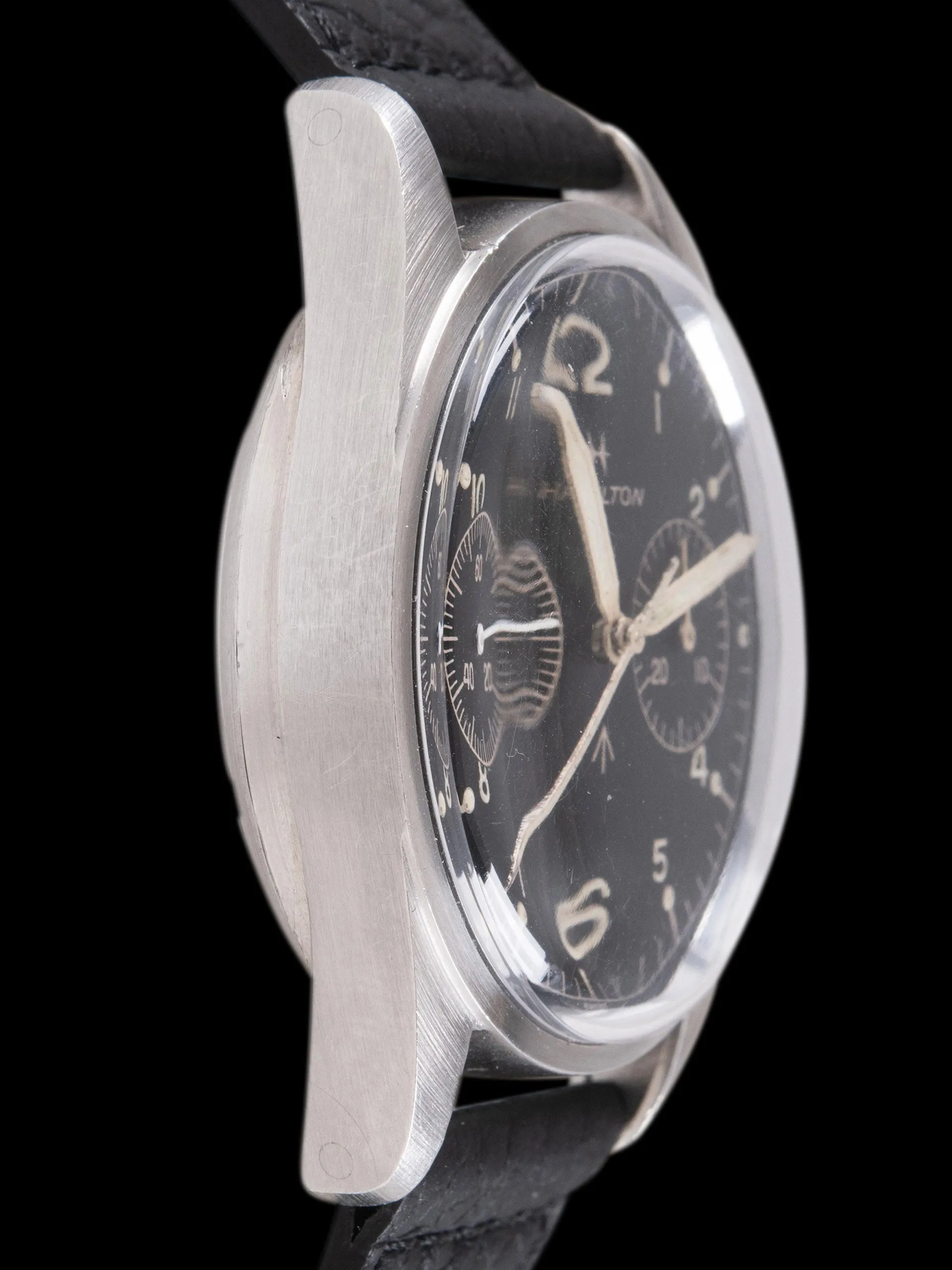 1970s Hamilton Royal Navy Pilots Chronograph "Valjoux Cal. 7733"