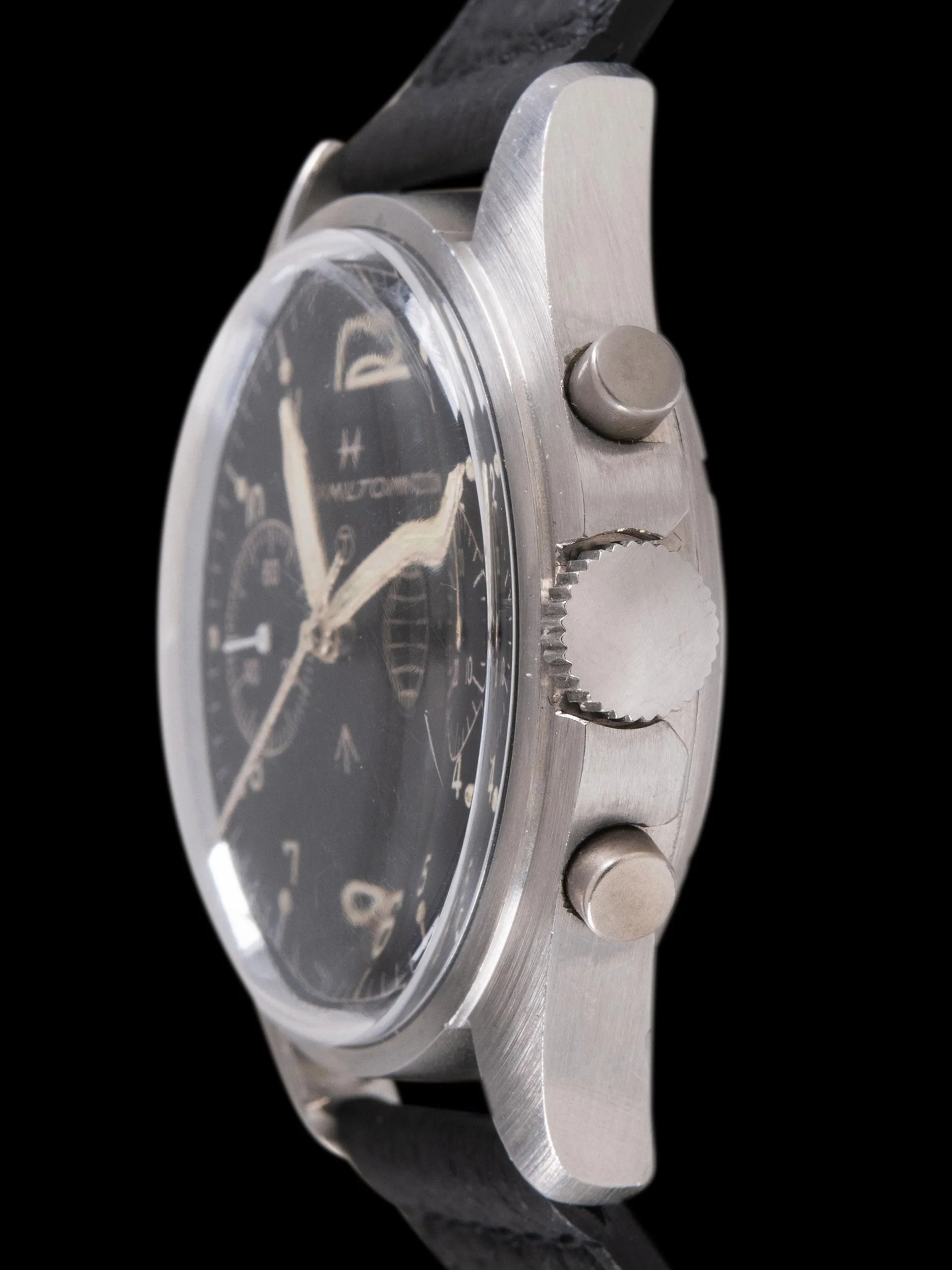 1970s Hamilton Royal Navy Pilots Chronograph "Valjoux Cal. 7733"