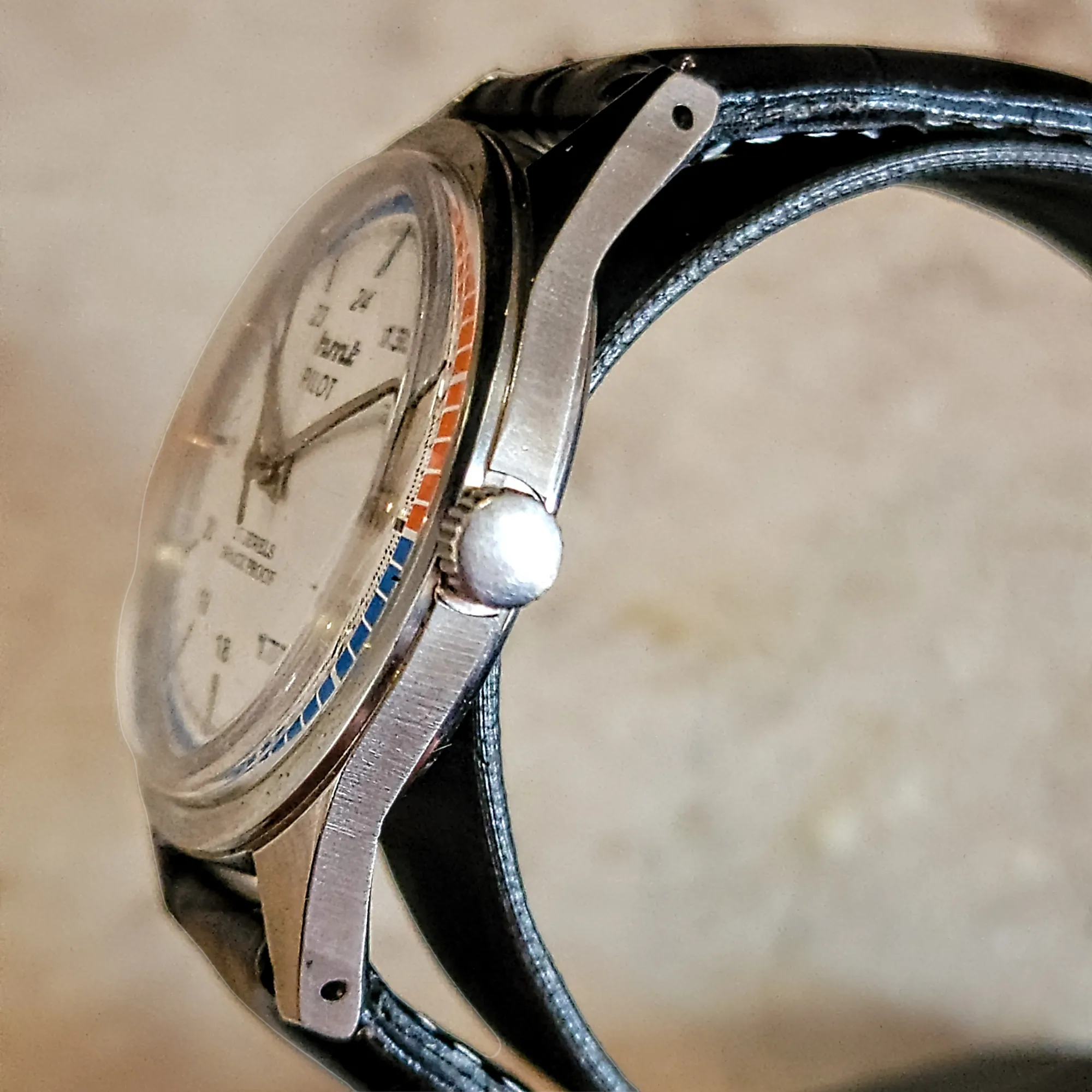 1970's HMT Pilot Watch 17 Jewels Cal. 0231 - All S. Steel