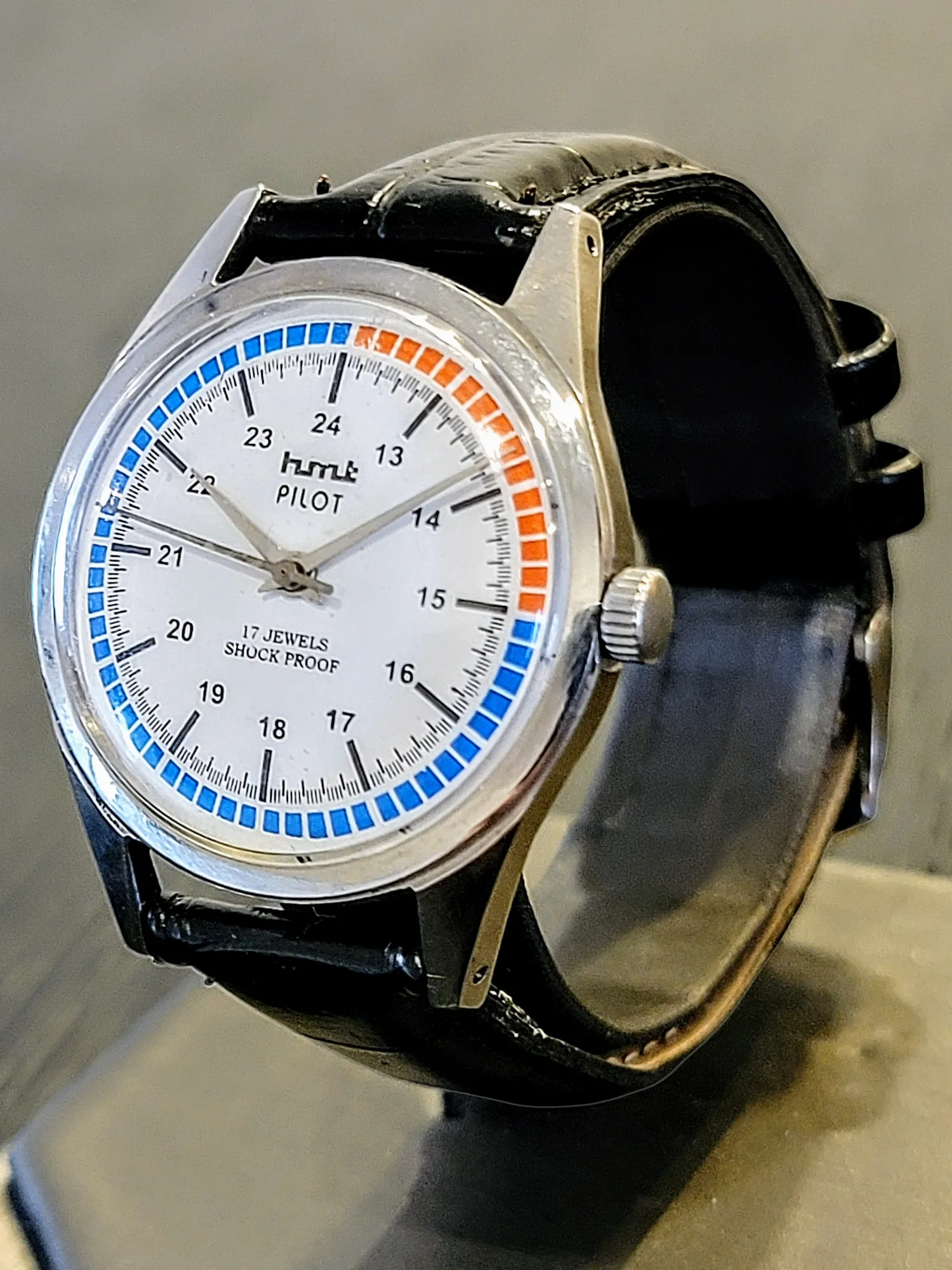 1970's HMT Pilot Watch 17 Jewels Cal. 0231 - All S. Steel