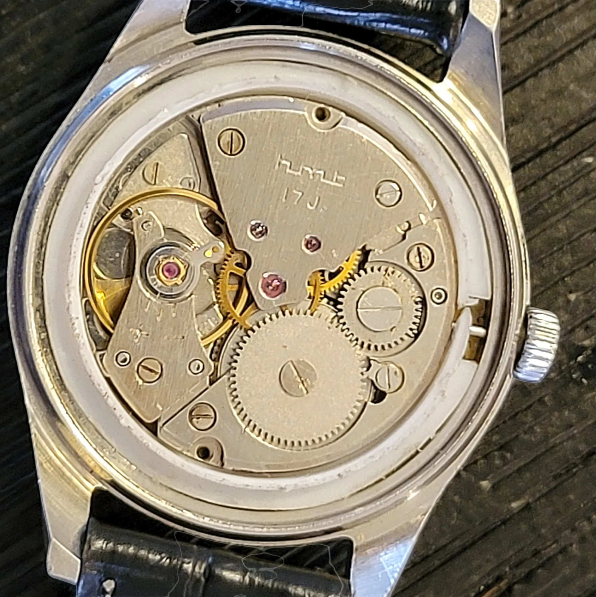 1970's HMT Pilot Watch 17 Jewels Cal. 0231 - All S. Steel