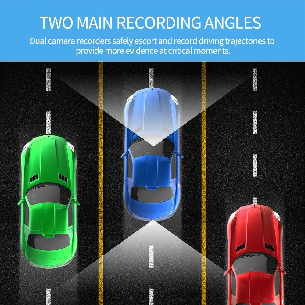 2k Hd Night Vision Car Recorder with Wifi and Single Recording