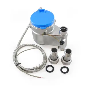 3/4 Inch Vertical Water Meter - Stainless Steel, NSF 61, High Definition, Pulse Output