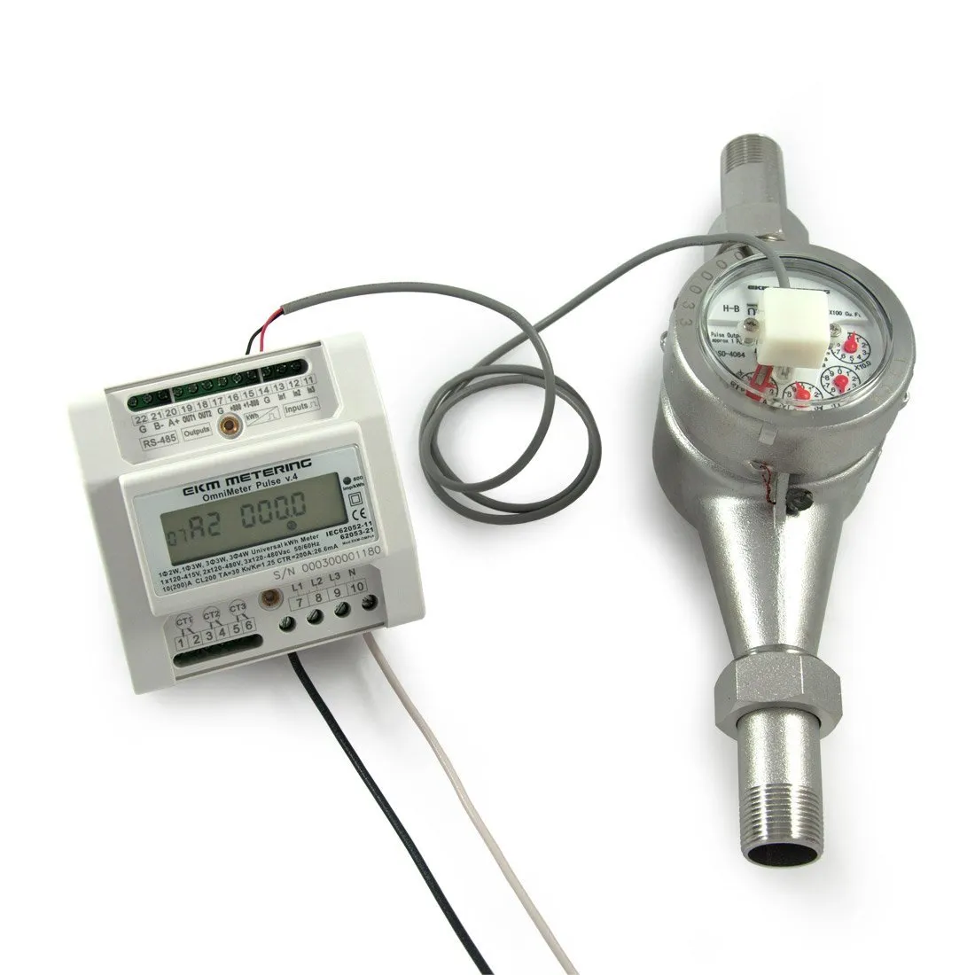 3/4 Inch Water Meter - Stainless Steel, Pulse Output