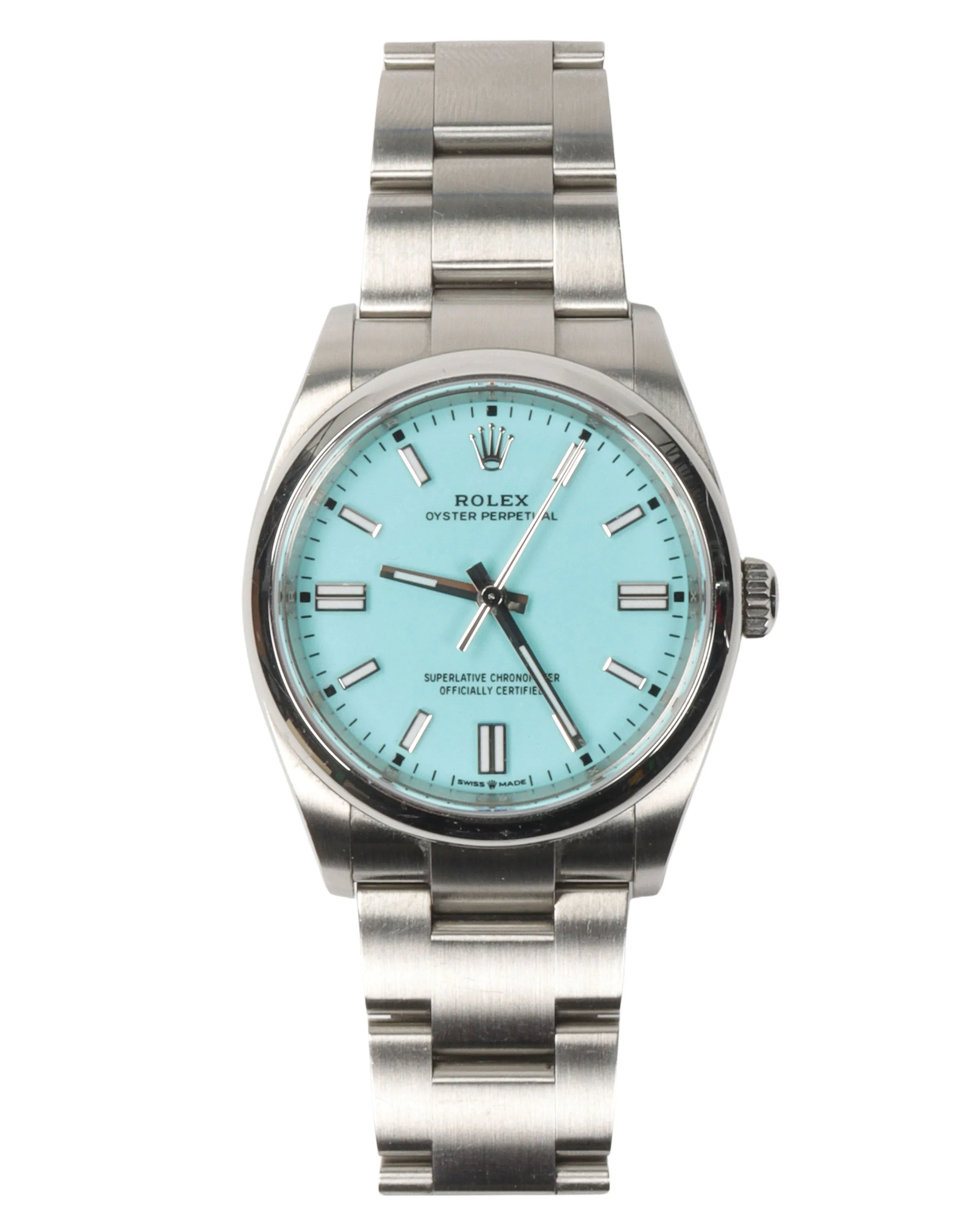 36MM Stainless Steel Oyster Perpetual w/ Tiffany Blue Dial