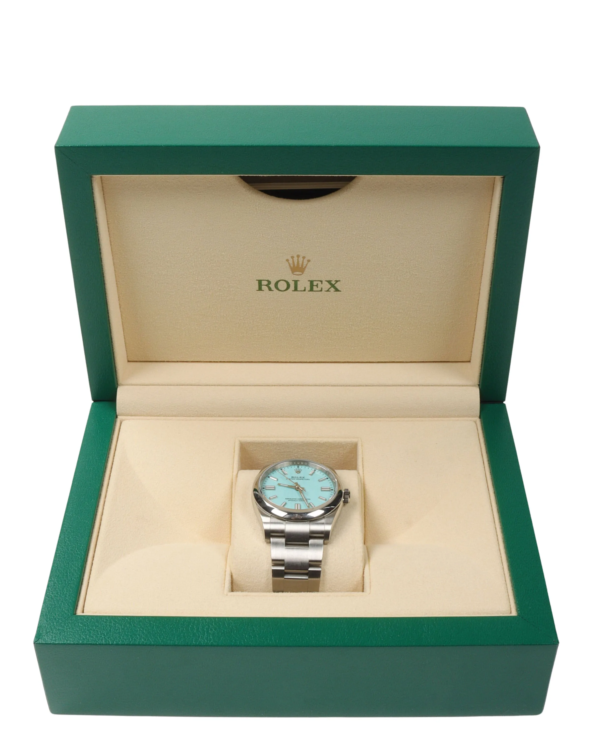 36MM Stainless Steel Oyster Perpetual w/ Tiffany Blue Dial