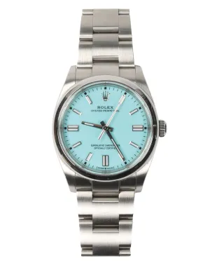 36MM Stainless Steel Oyster Perpetual w/ Tiffany Blue Dial