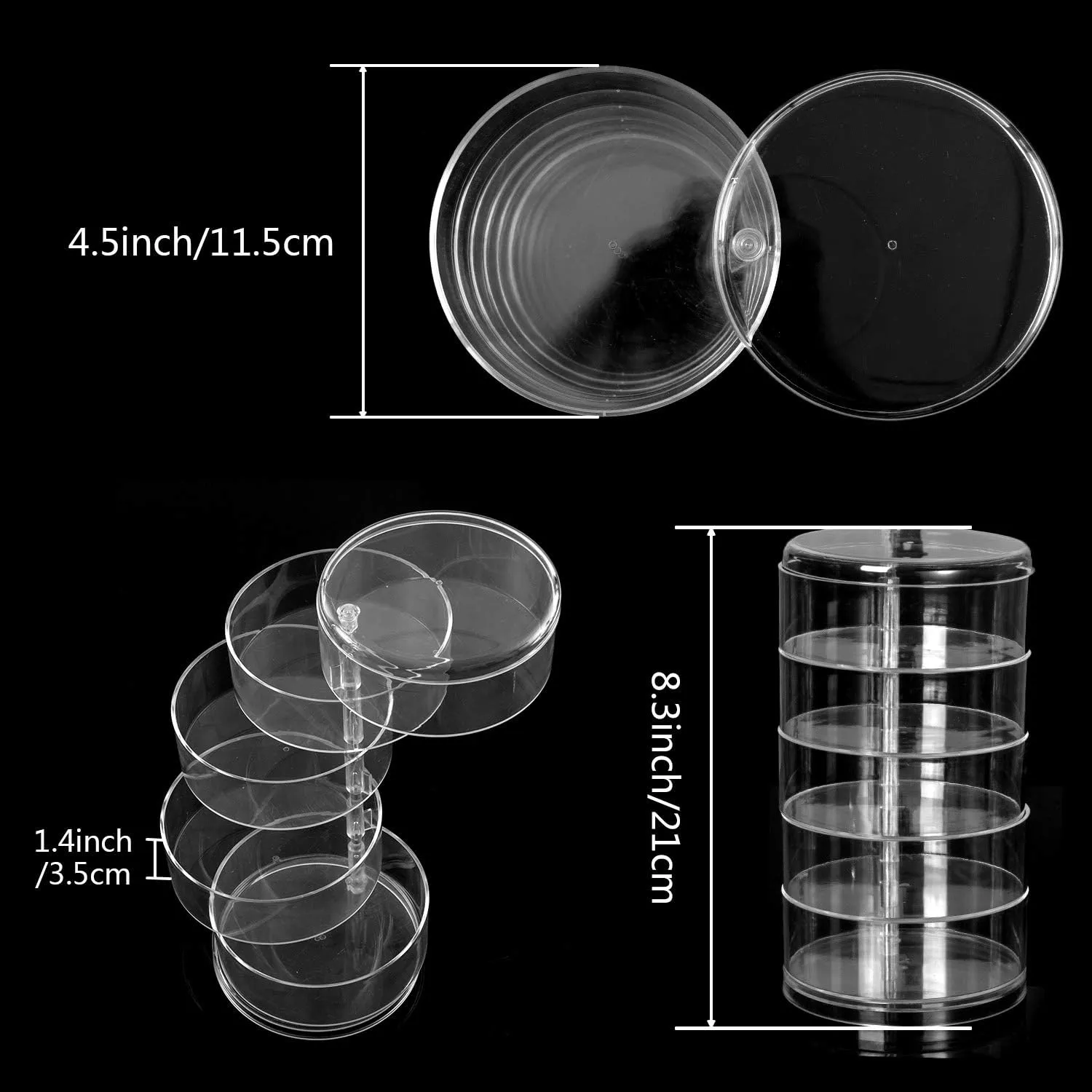 5 Layer Jewelry Box Organiser
