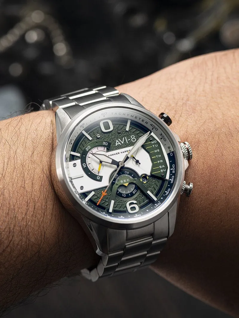 A8 Watch Hawker Harrier Miltary Green