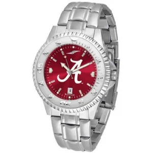 Alabama Crimson Tide Competitor AnoChrome Steel Band Watch