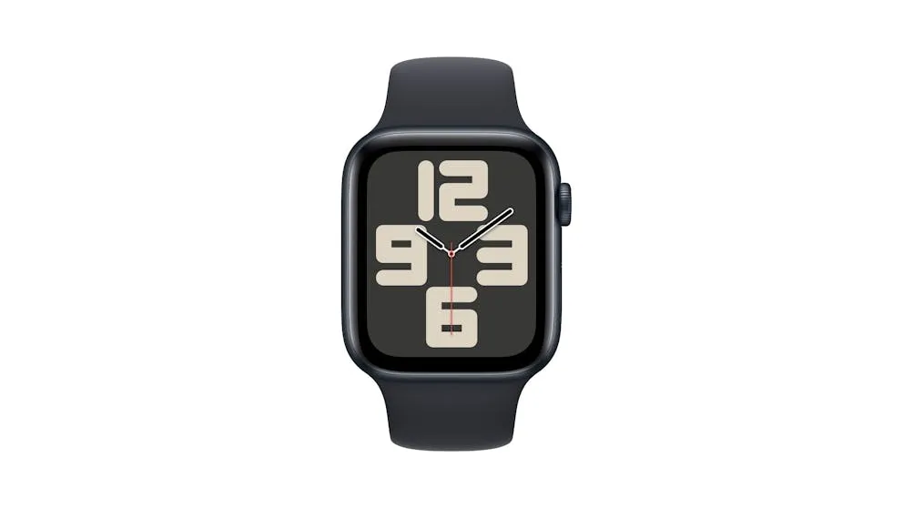 Apple Watch SE (2nd Gen) 44mm Midnight Aluminium Case with Midnight Sport Band M/L - GPS   Cellular (Open Never Used)