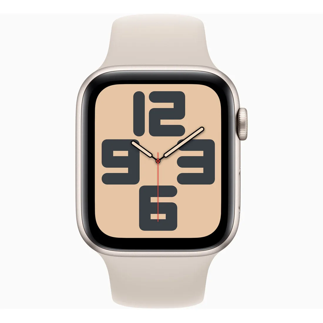 Apple Watch SE 40mm Aluminium Case GPS   Cellular Sport Band - Starlight - Open Never Used - AU Version