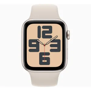 Apple Watch SE 40mm Aluminium Case GPS   Cellular Sport Band - Starlight - Open Never Used - AU Version