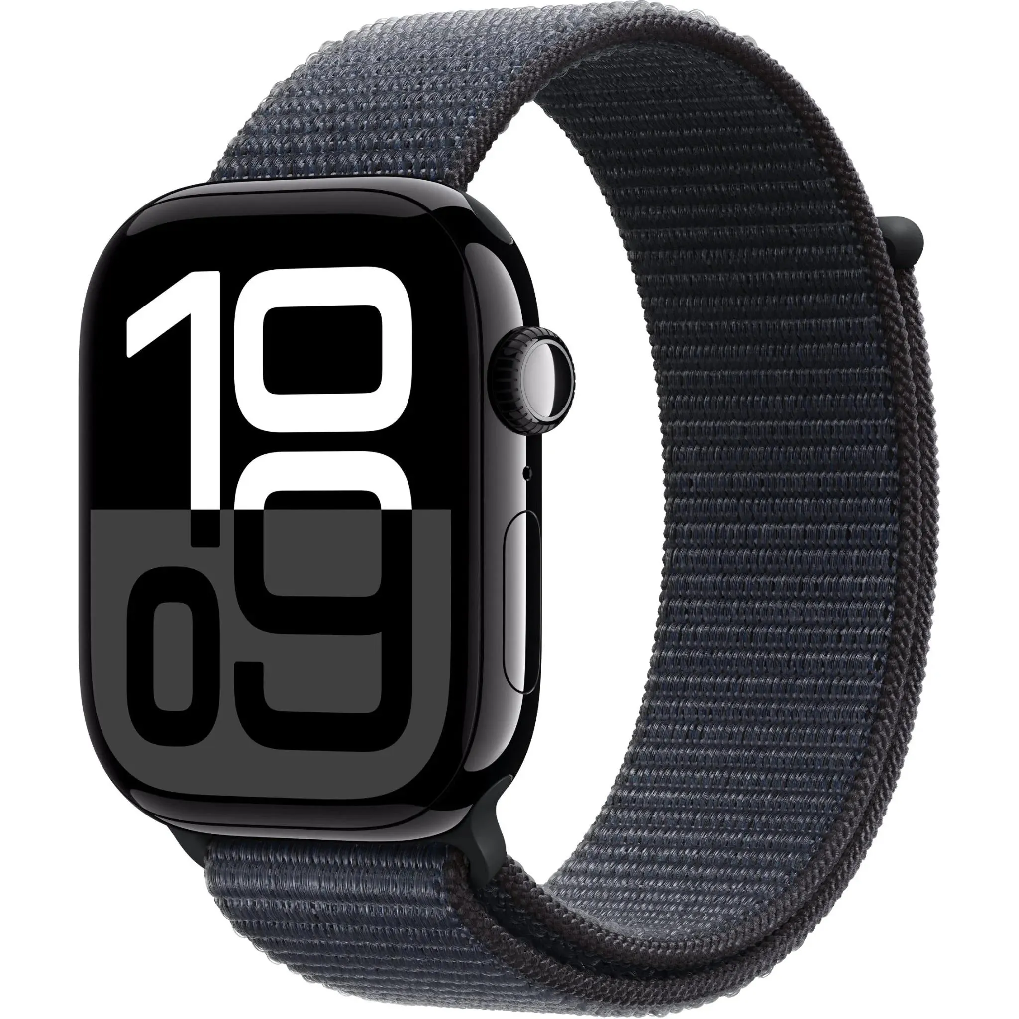 Apple Watch Series 10 46mm Jet Black Aluminium Case GPS   Cellular Sport Loop AU Version (Box Damage)