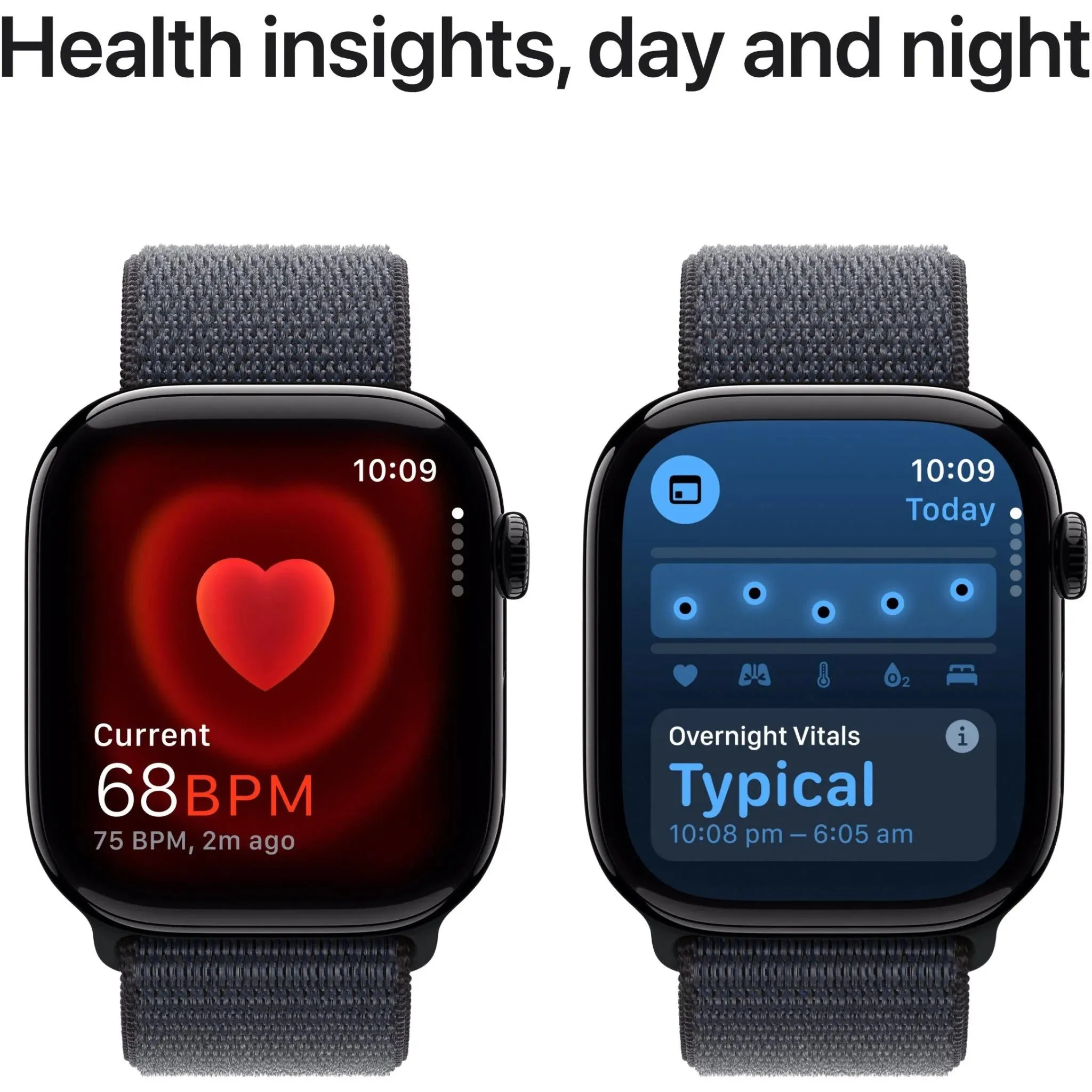 Apple Watch Series 10 46mm Jet Black Aluminium Case GPS   Cellular Sport Loop AU Version (Box Damage)