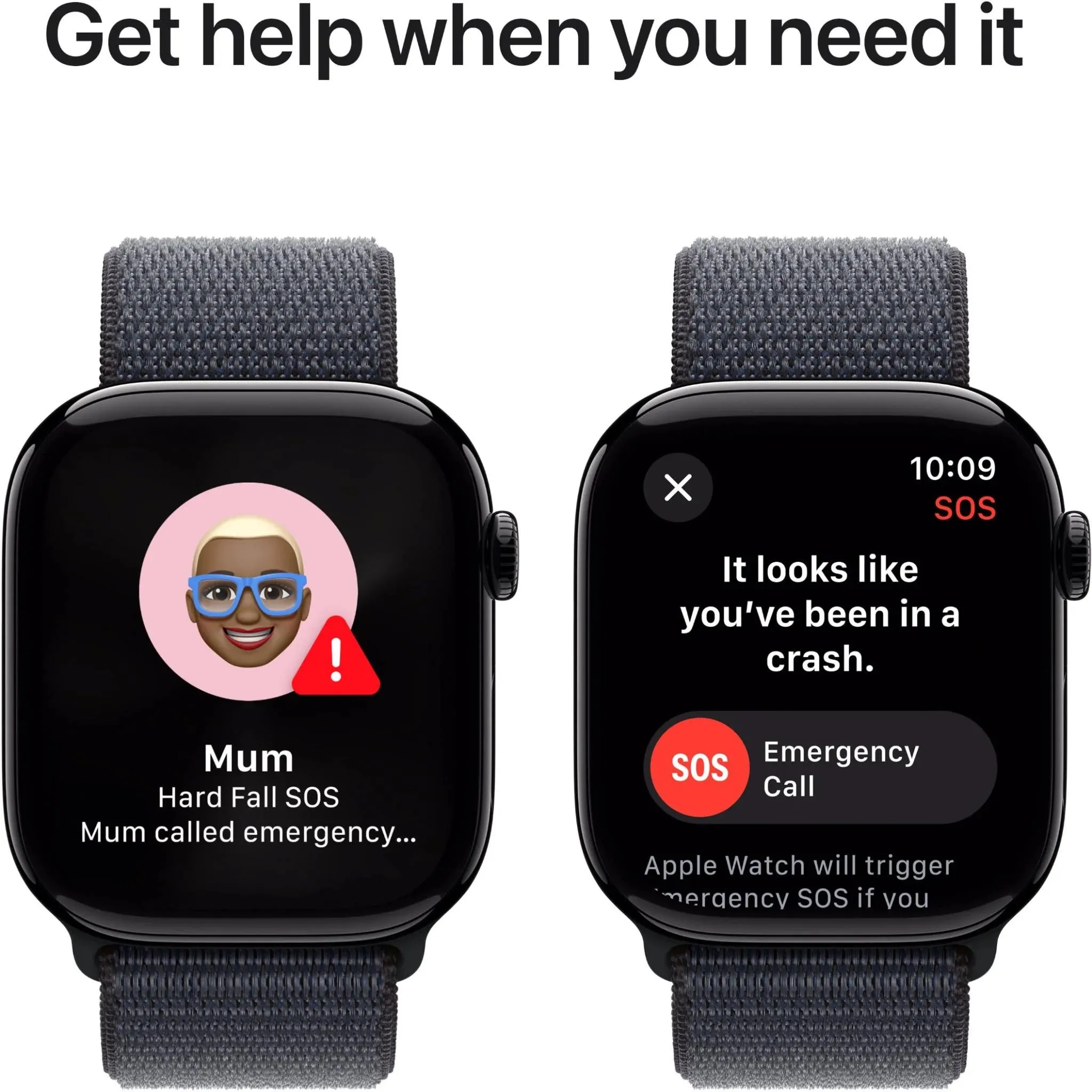Apple Watch Series 10 46mm Jet Black Aluminium Case GPS   Cellular Sport Loop AU Version (Box Damage)
