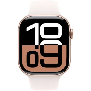 Apple Watch Series 10 46mm Rose Gold Aluminium Case GPS   Cellular Sport Band- Pristine - Refurbished  ( AU Version )