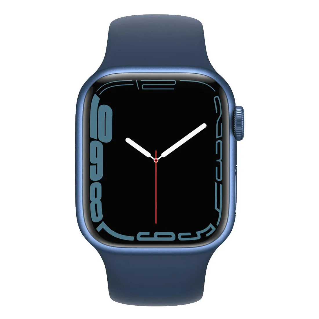 Apple Watch Series 7 45mm Aluminium Case With Sport Band GPS   Cellular - Blue - Open Never Used - AU Version