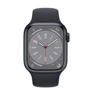 Apple Watch Series 8 GPS   Cellular 41mm Midnight Aluminum Case w/ Midnight Sport Band -Au Version ( Refurbished Grade A)