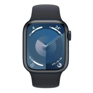 Apple Watch Series 9 41mm GPS   Cellular Midnight Aluminium Case w/ Midnight Sport Band - Open Never Used (AU Version)