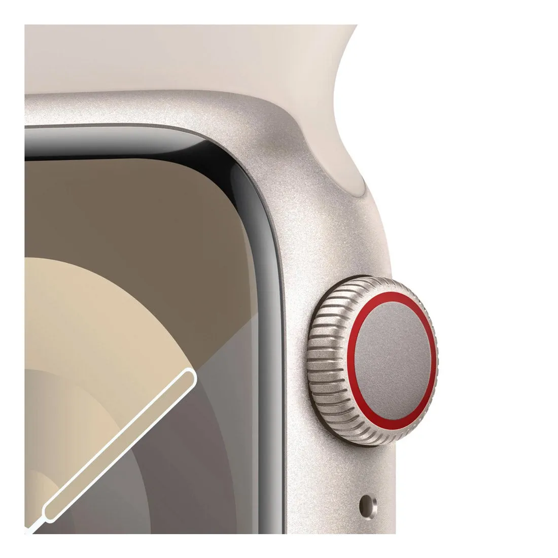 Apple Watch Series 9 45mm Starlight Aluminium Case GPS   Cellular (M/L)