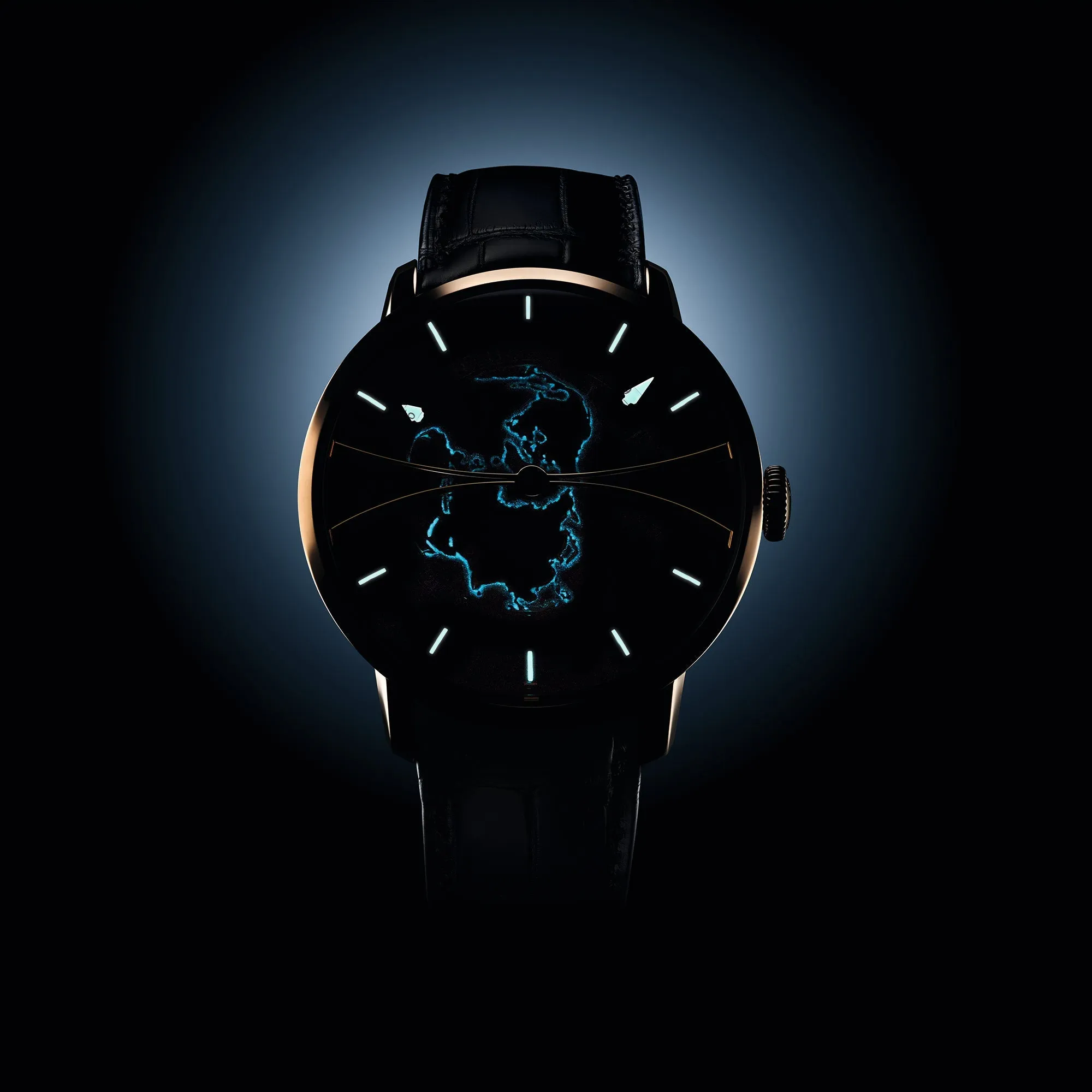 Arnold & Son Watch Globetrotter Gold Limited Edition