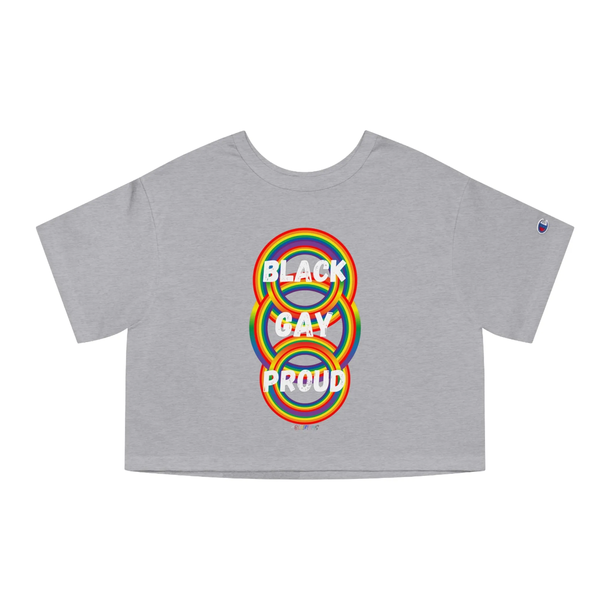 Black. Gay. Proud. Connected Crop Top