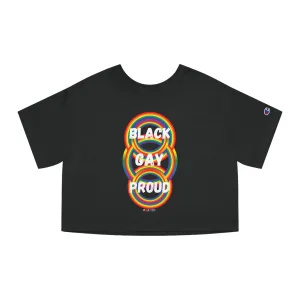 Black. Gay. Proud. Connected Crop Top