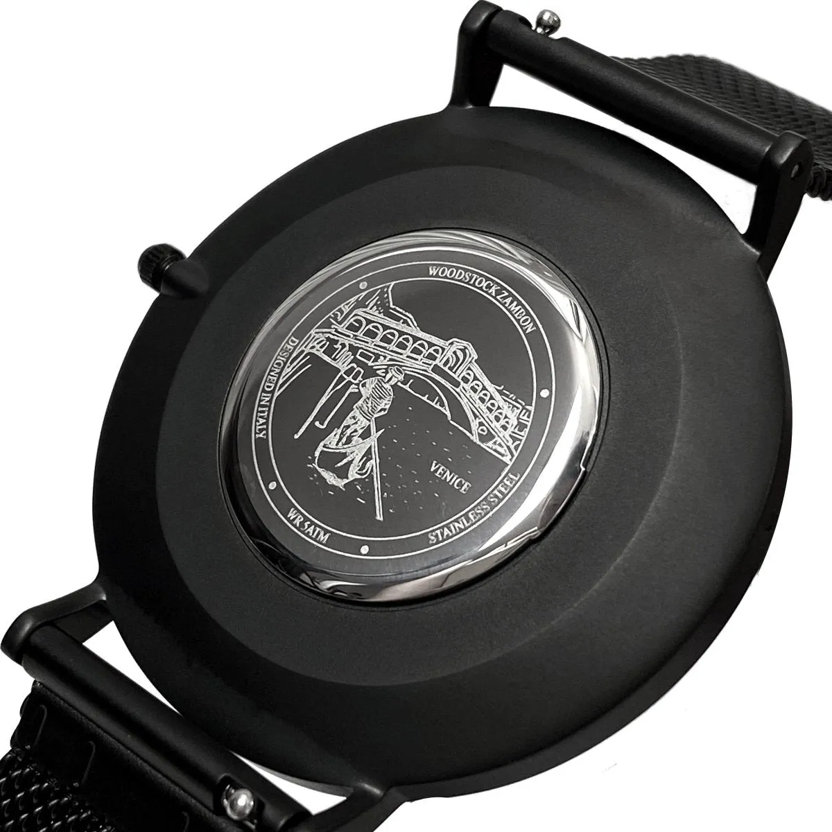 Black Heart Waterproof Watch