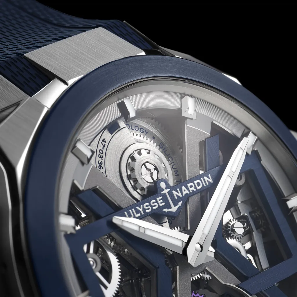 BLAST TOURBILLON 45MM BLUE PVD TITANIUM