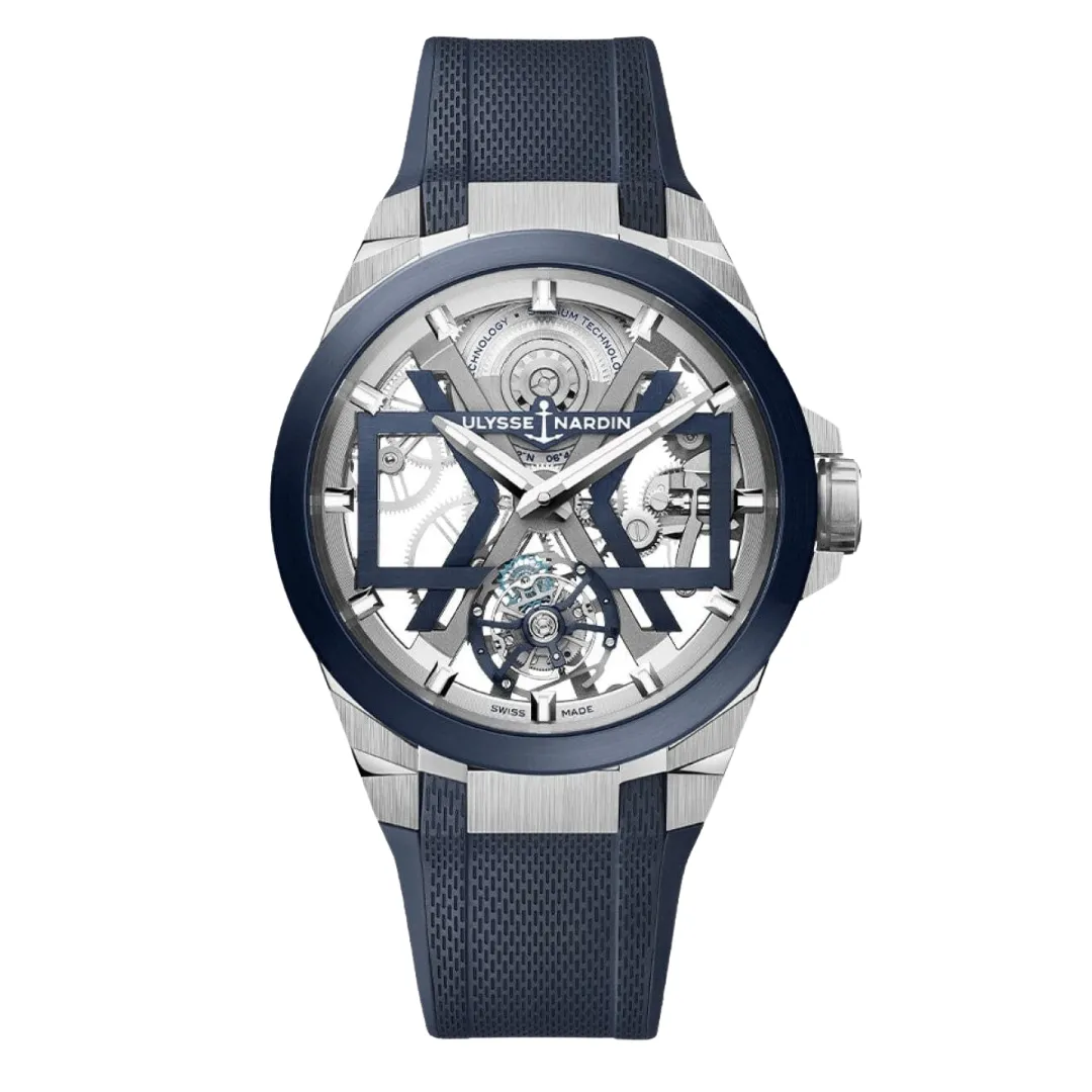 BLAST TOURBILLON 45MM BLUE PVD TITANIUM