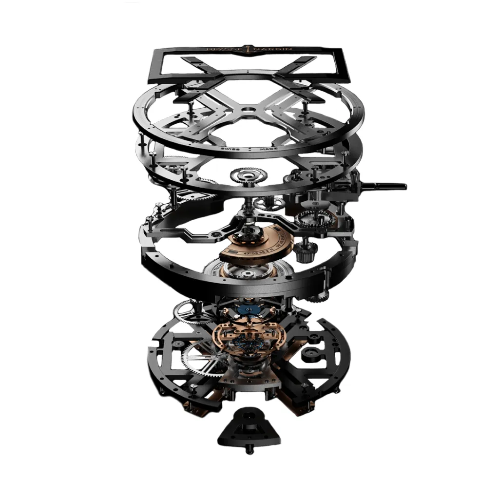 BLAST TOURBILLON 45MM BLUE PVD TITANIUM