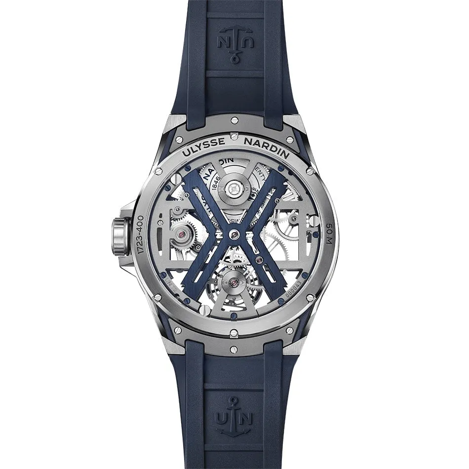 BLAST TOURBILLON 45MM BLUE PVD TITANIUM