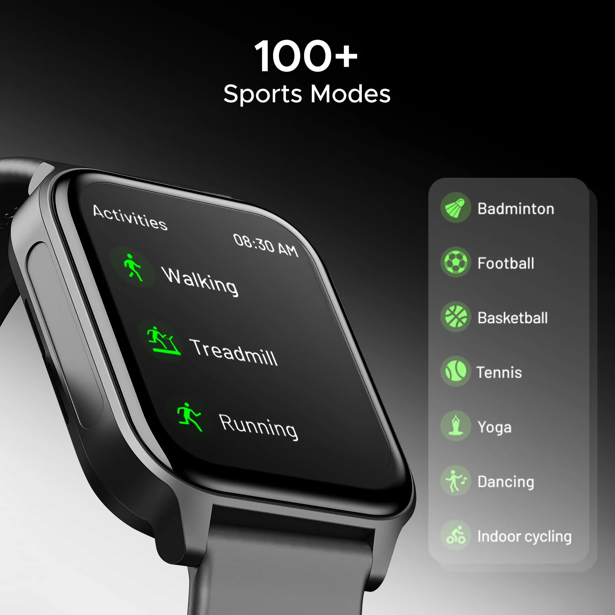 boAt Newly Launched Wave Call 2 Plus Smart Watch w/Bilingual Support (Hindi/English), 1.96”(4.97 cm) HD Display, BT Calling, 100 Sports Modes, Animated Watch Faces, Voice Assistant(Active Black)