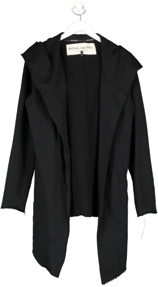 Boda Skins Black Limited Edition Shark Hooded Drape Jacket UK M