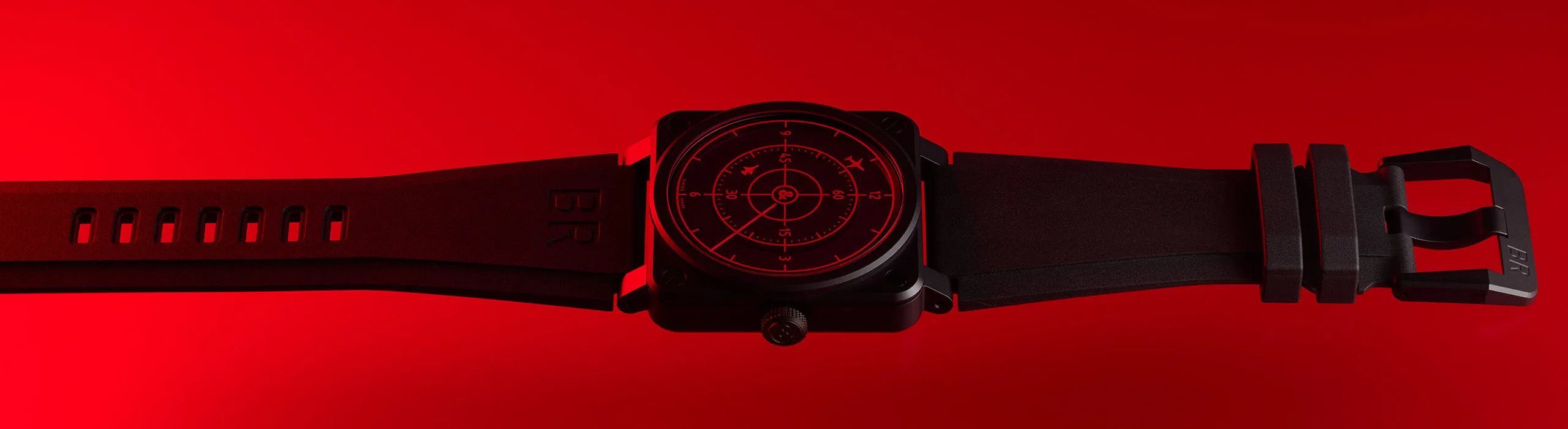BR Watch BR 3 92 Red Radar Ceramic Limited Edition D