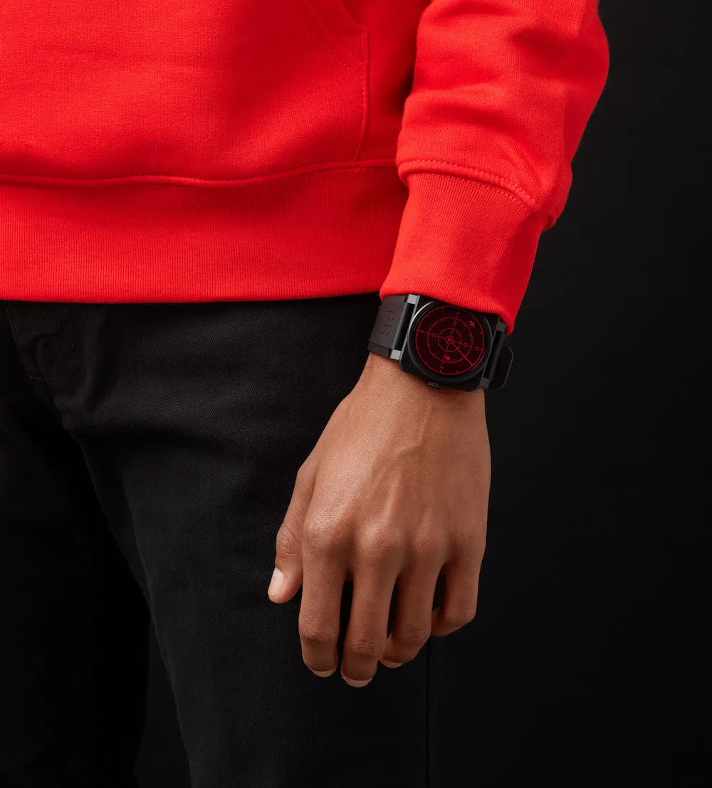 BR Watch BR 3 92 Red Radar Ceramic Limited Edition D