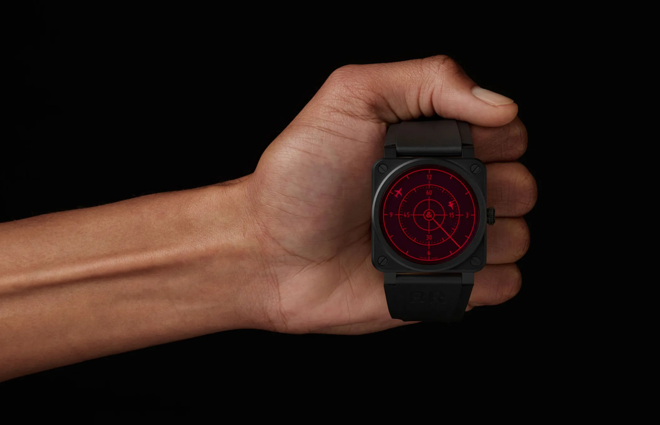 BR Watch BR 3 92 Red Radar Ceramic Limited Edition D