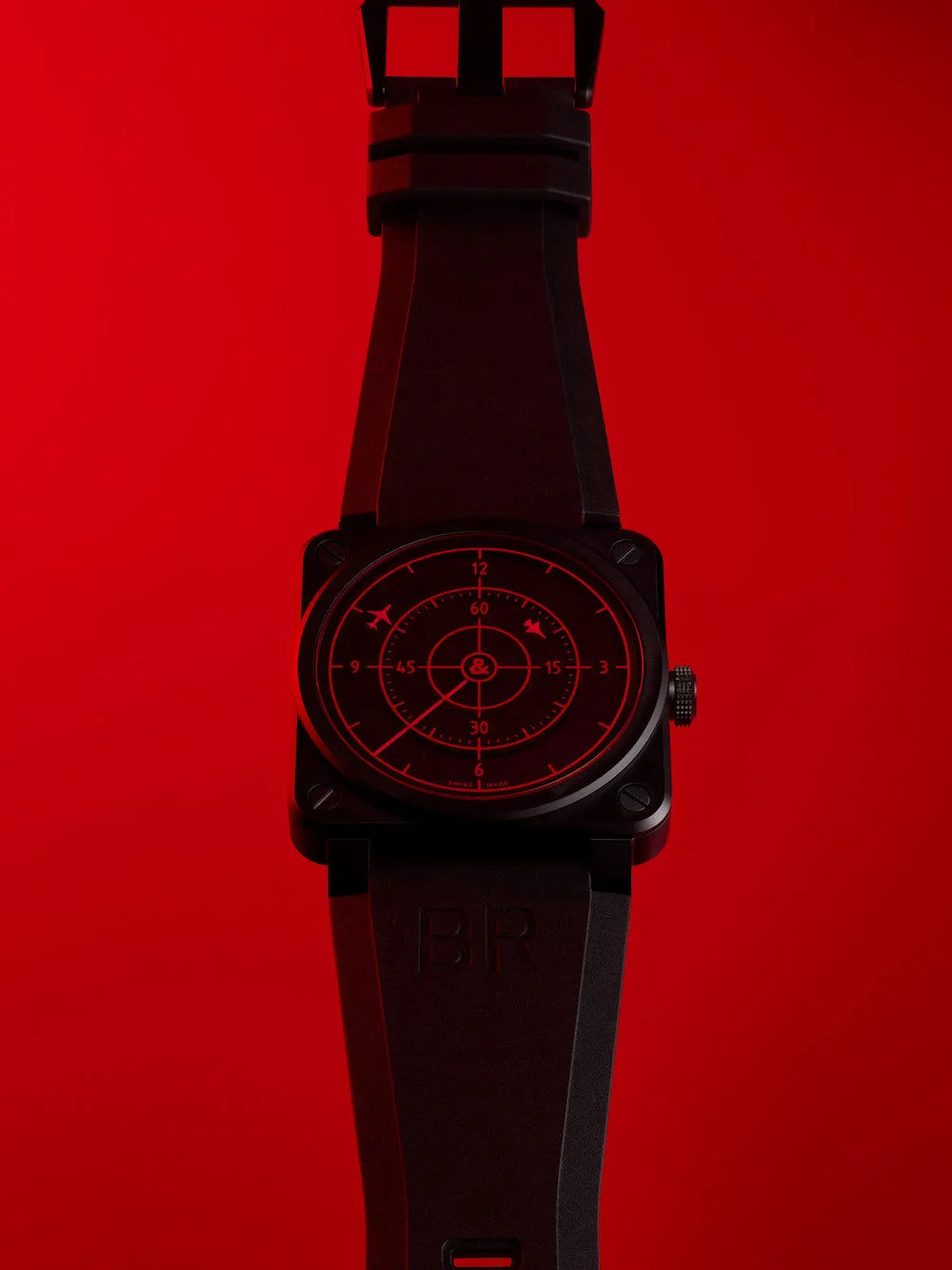 BR Watch BR 3 92 Red Radar Ceramic Limited Edition D