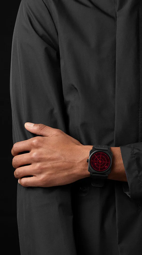 BR Watch BR 3 92 Red Radar Ceramic Limited Edition D