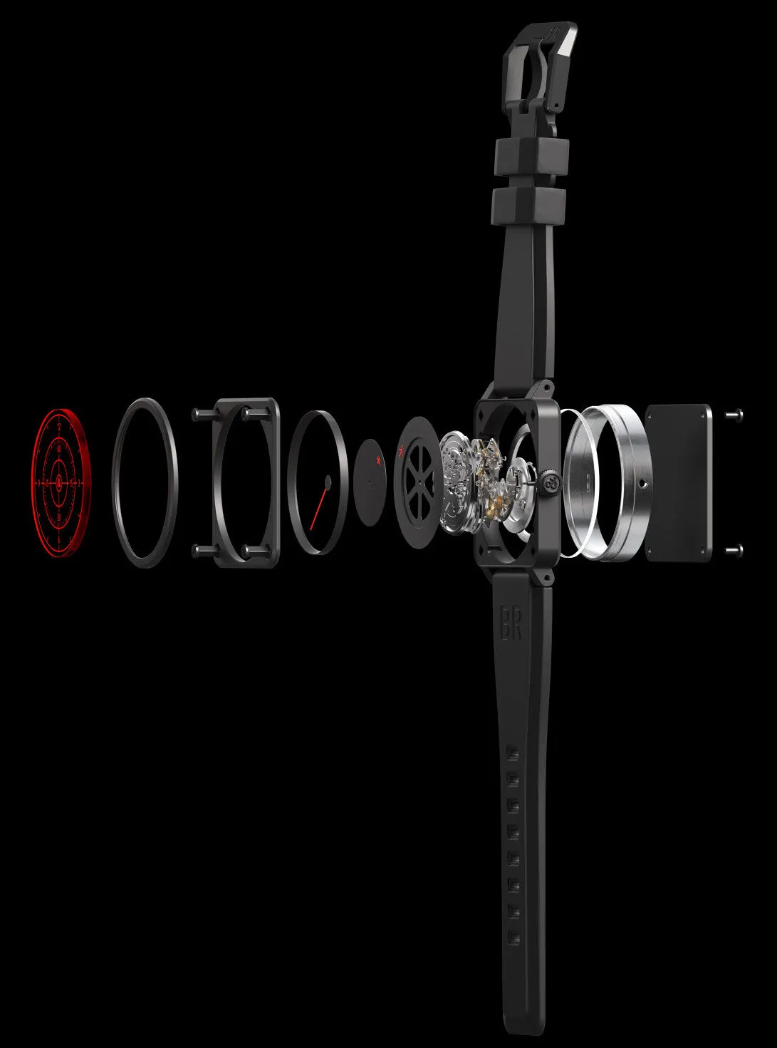 BR Watch BR 3 92 Red Radar Ceramic Limited Edition D